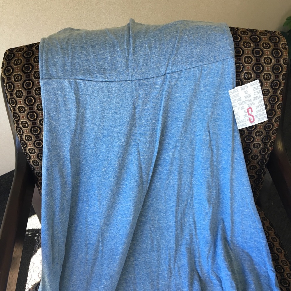 Lularoe Maxi Skirt Heathered Blue
